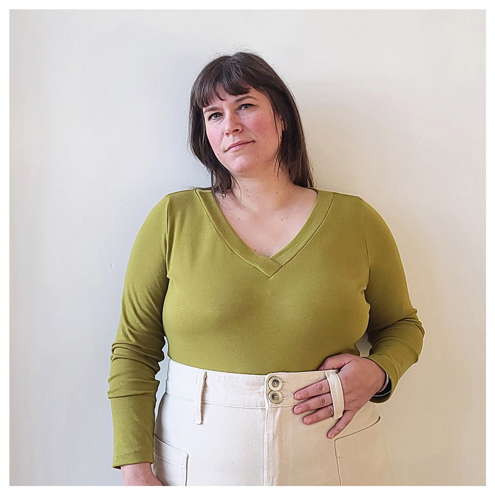 Irresistible Skyline Tee with Curvy Fit