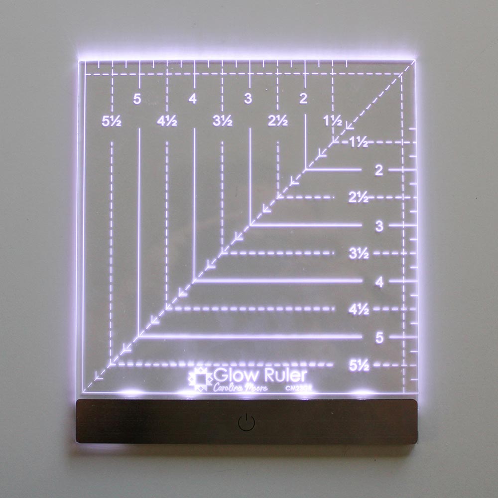 Carolina Moore's Stunning Glow Ruler