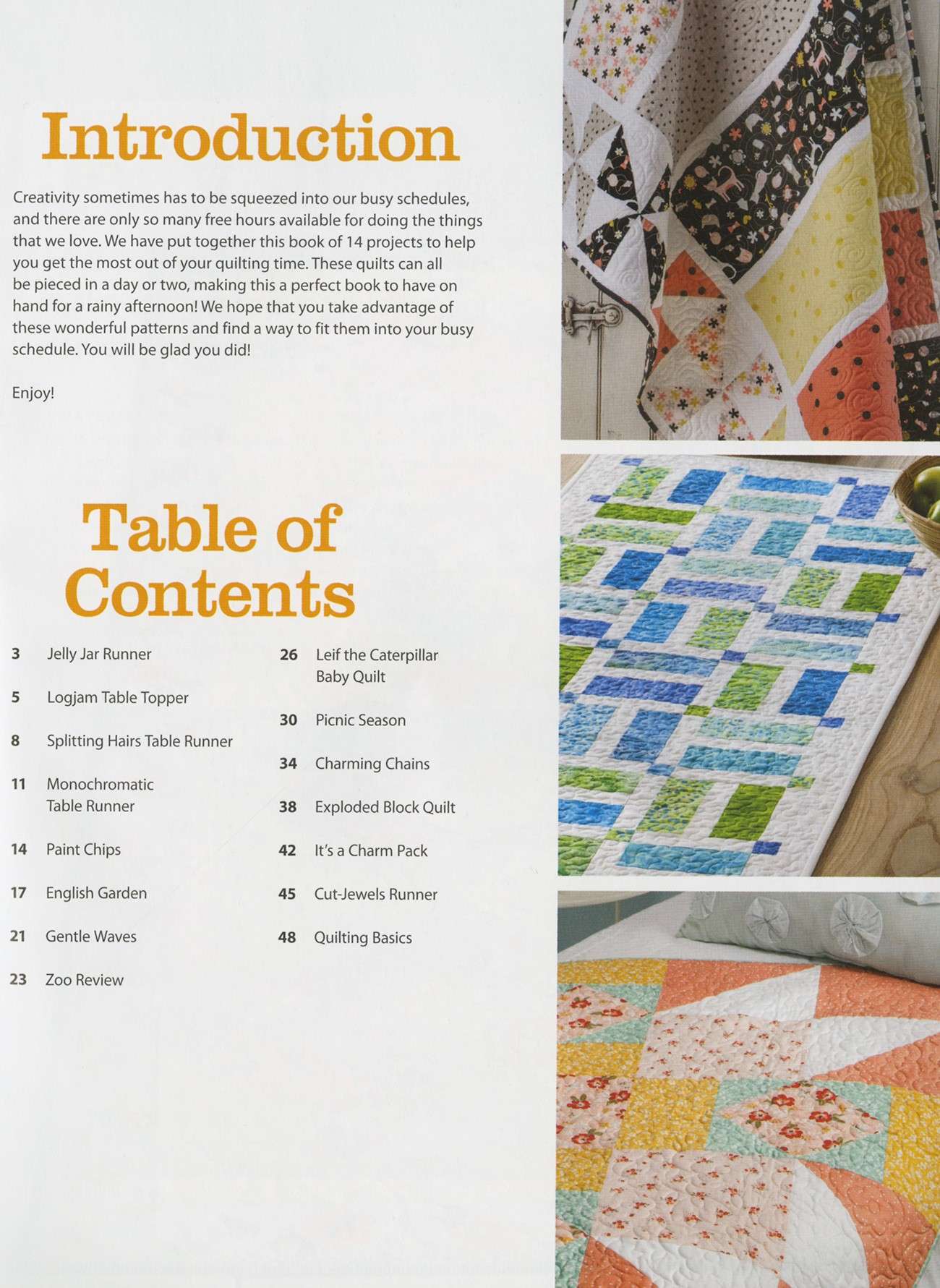 One-Day Quilts: Quick & Rewarding Projects