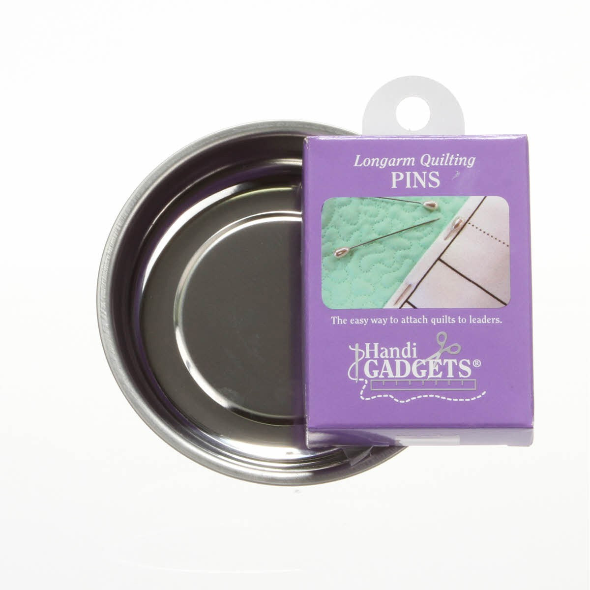 Handy Helpers 4-inch Magnetic Pin Bowl - Get a Bonus Box of Pins!