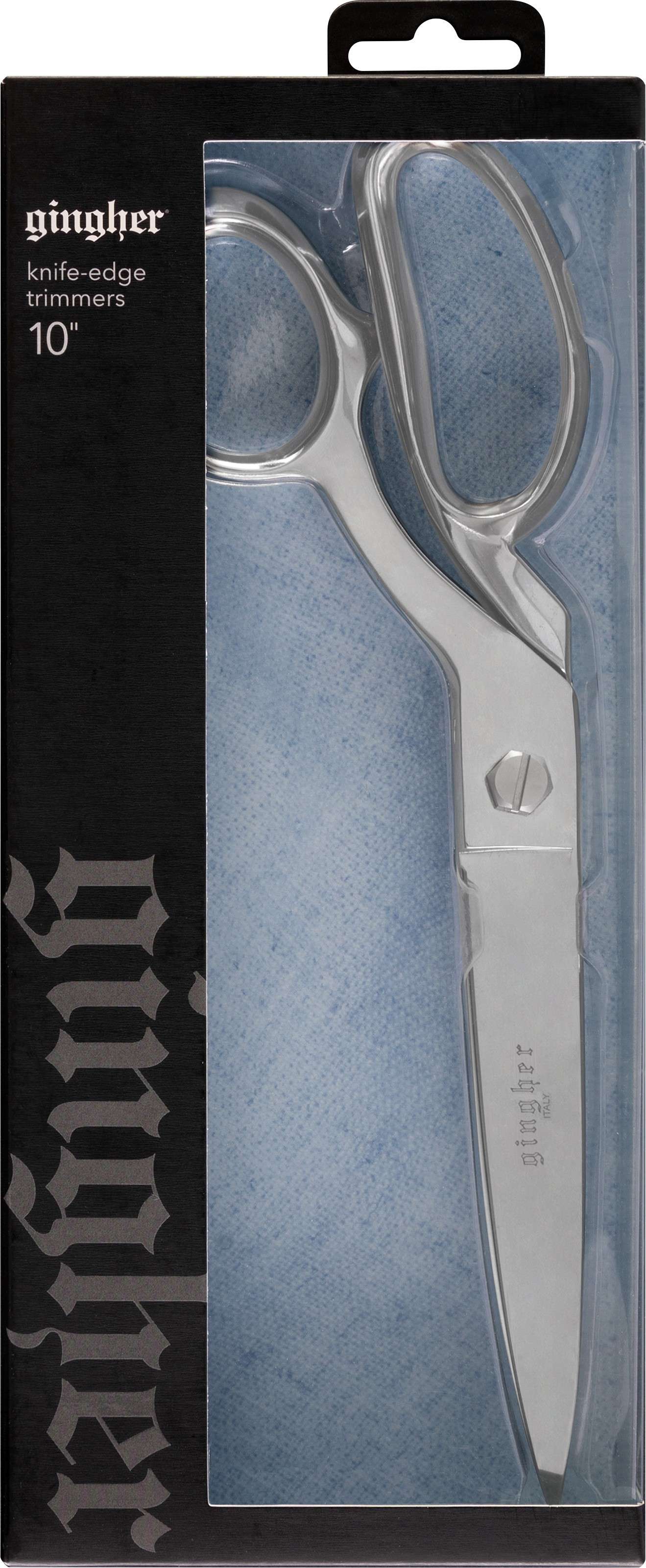 Gingher 10-inch Knife Edge Bent Scissors - Precision Cutting Power
