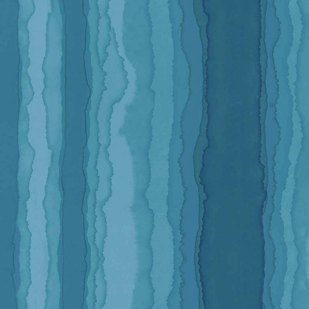 FreeSpirit Fabrics Stratosphere Peacock - 108 Wide Yardage: A Captivating Watercolor Stripe Fabric