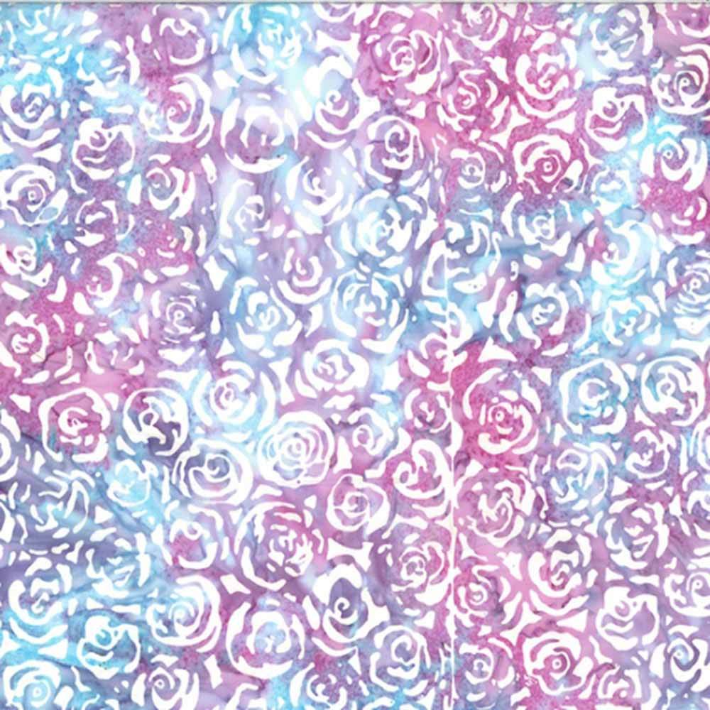 Hoffman Bali Batiks - Rose Blooms - Per Yard