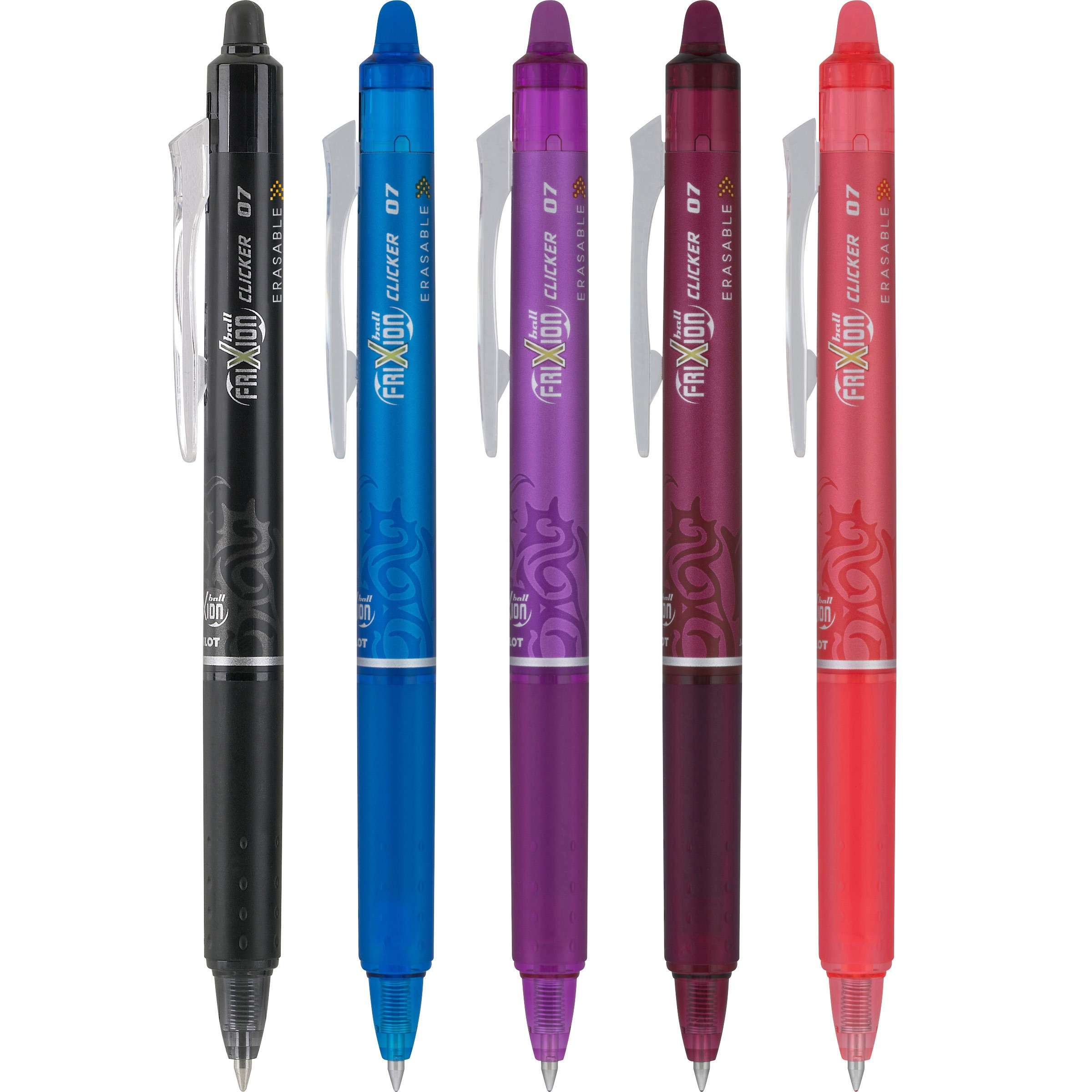 Frixion Clicker Assortment 5-Pack: Erasable Pen Magic!