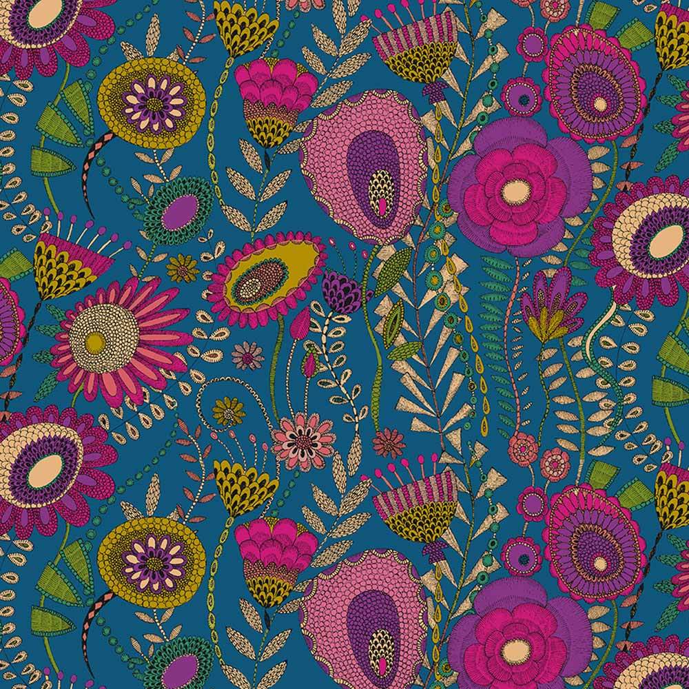 Windham Fabrics - Sally Kelly's Twilight Collection - Windswept Royal Digital Print Yardage