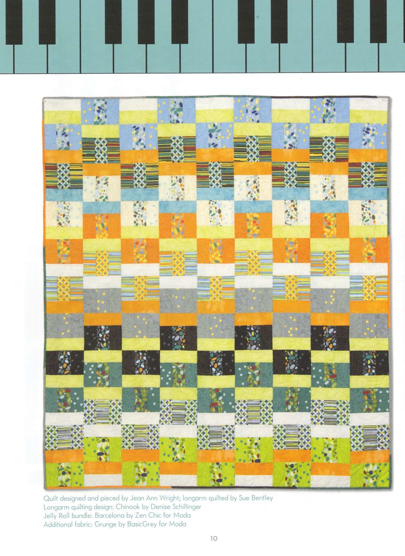 Jelly Roll Jazz - Softcover: Quilting Delight!