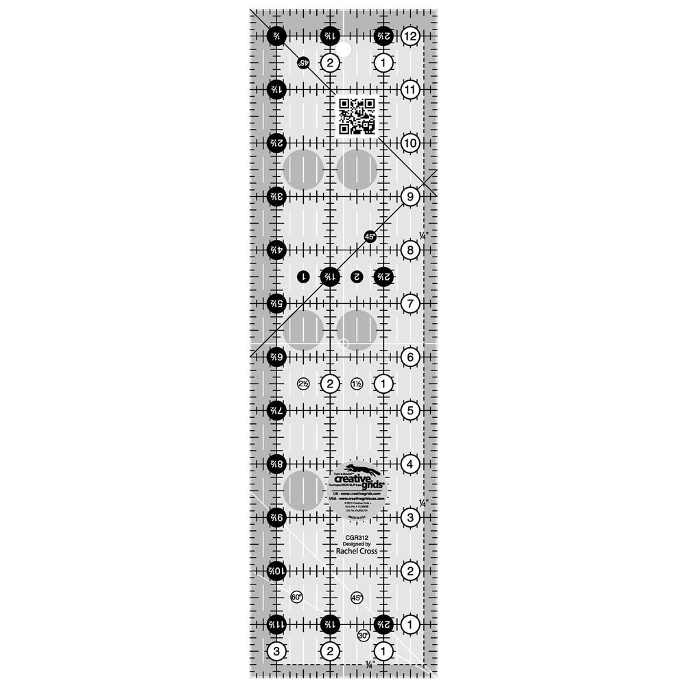 Creative Grids Quilt Ruler - 3.5in x 12.5in: A Quilter's Dream Tool