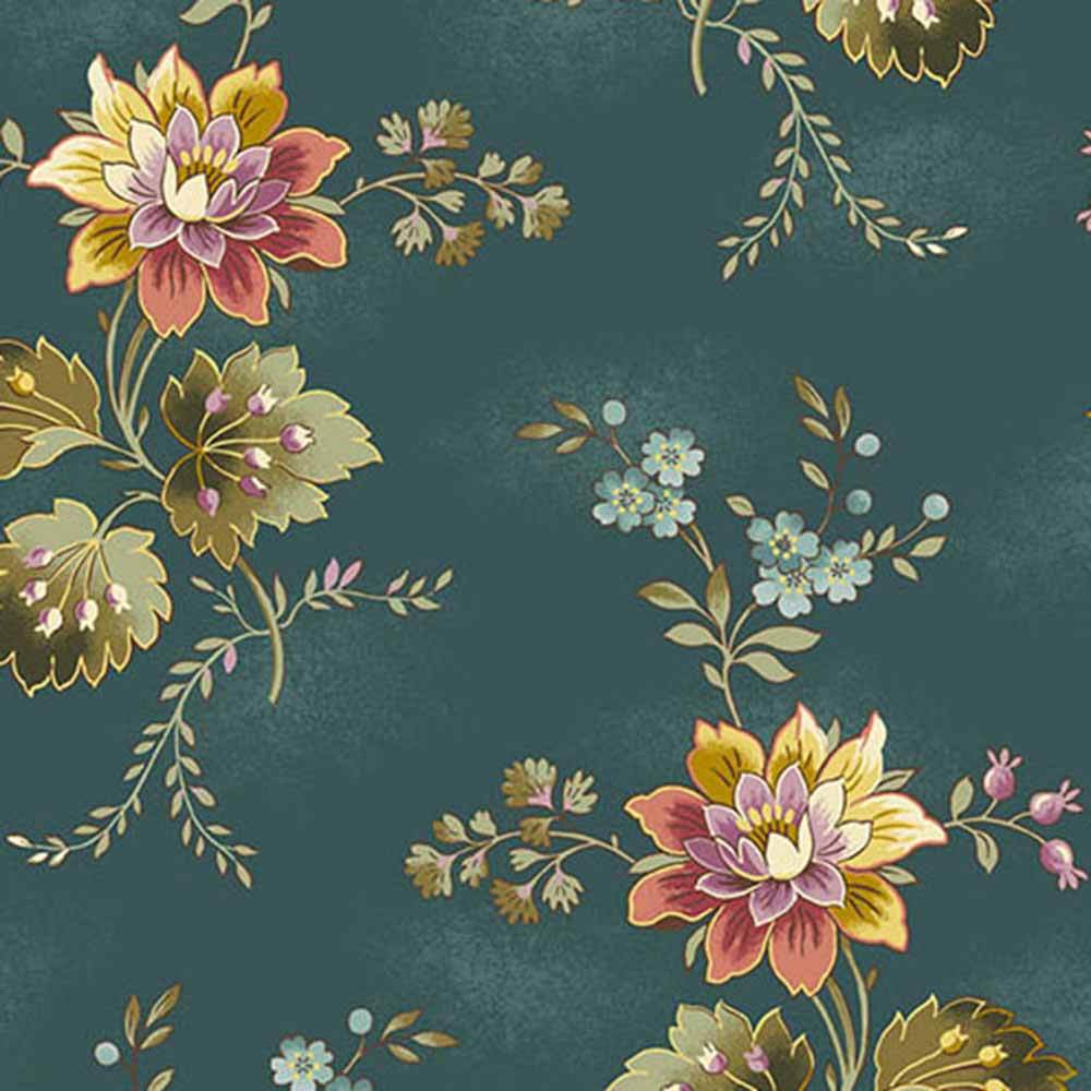 Andover Fabrics - Dahlia 108 Wide Fabric - Cardinal Flower - Dusk - Grab Your 3-yard Backpacks Now!