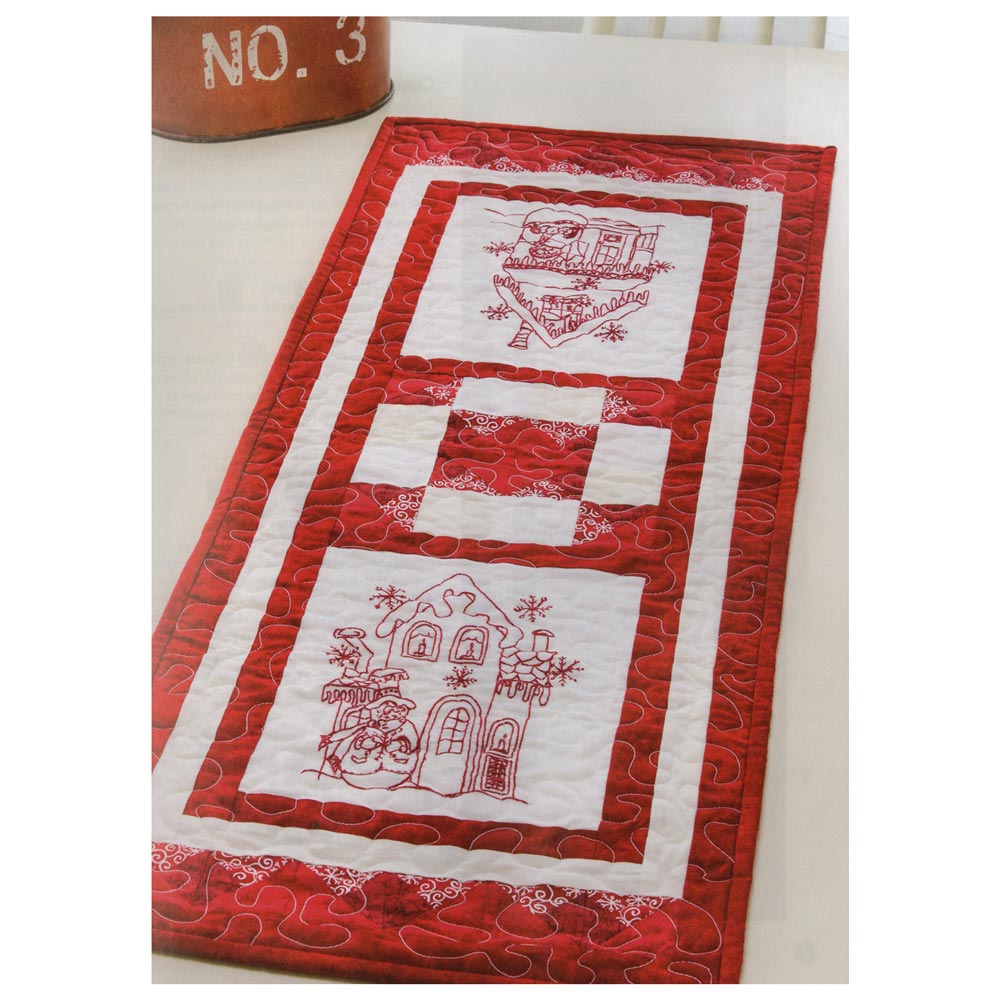 Redwork Blizzard Buddies: Your Snow Village Quilting Guide