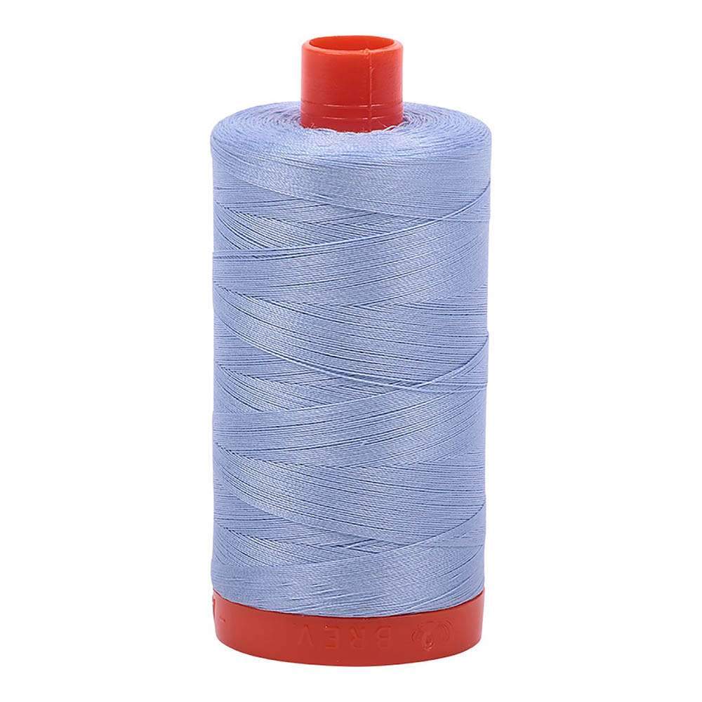 Discover the Magic of Very Light Delft 50wt Aurifil 100% Cotton Mako Thread - Large Spool with 1,422 Yards!