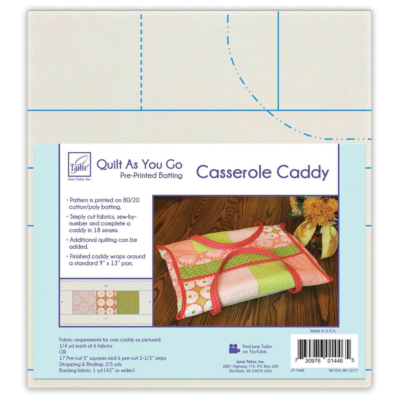 Quilt As You Go Casserole Caddy - The Ultimate Kitchen Companion