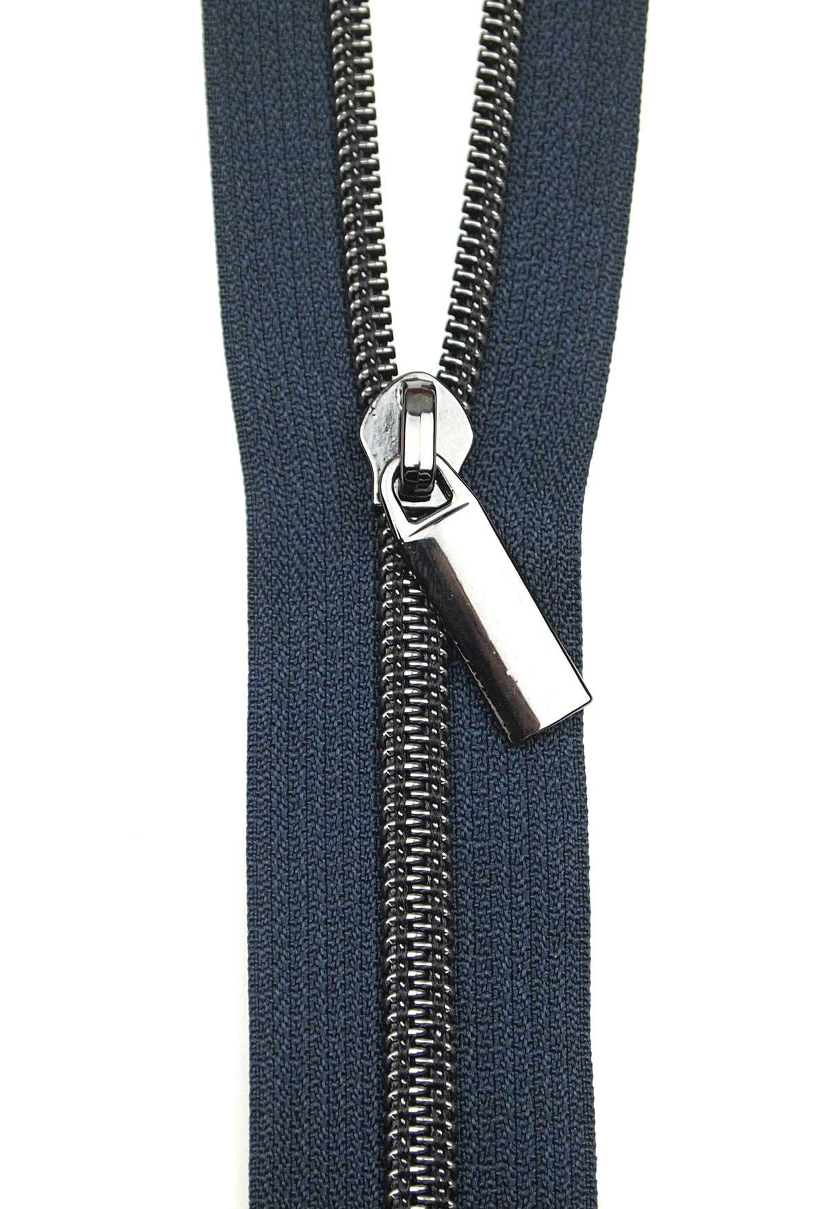 Navy Tape Gunmetal Teeth #5 Zippers by the Yard - A Must - Have!