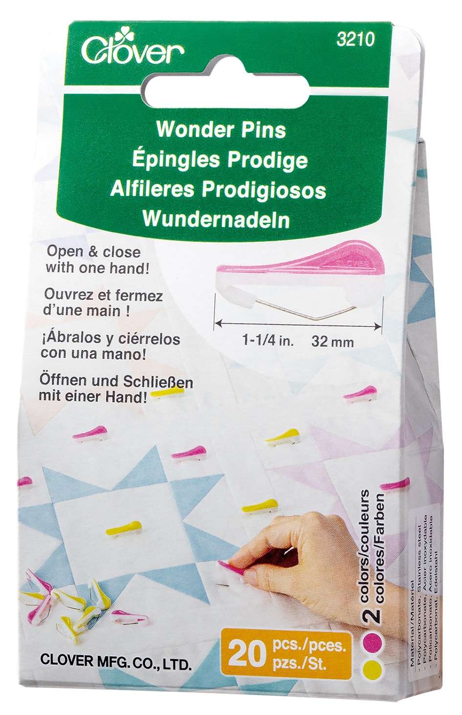 Clover Wonder Pins - The Ultimate Fabric Pinning Solution