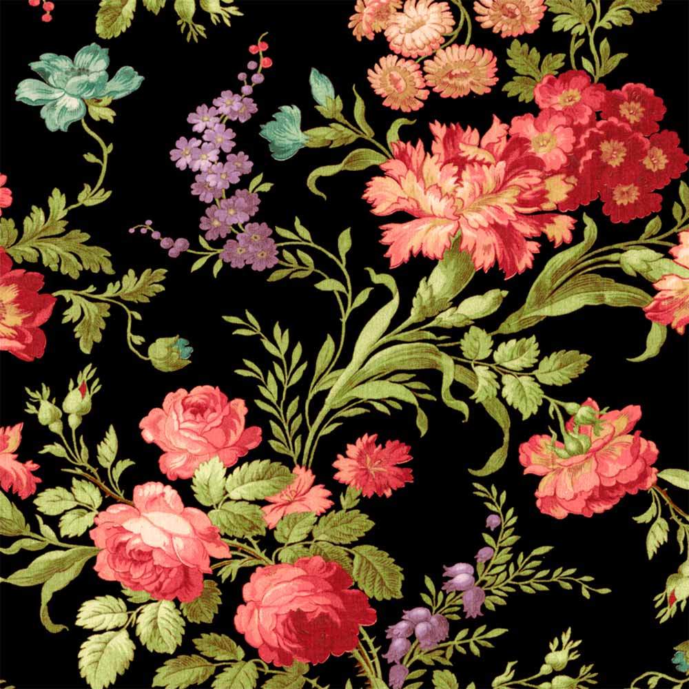 Windham Fabrics' Stunning Classic Floral Black 108-Inch Wide 3-Yard Backpack - A Must-Have!