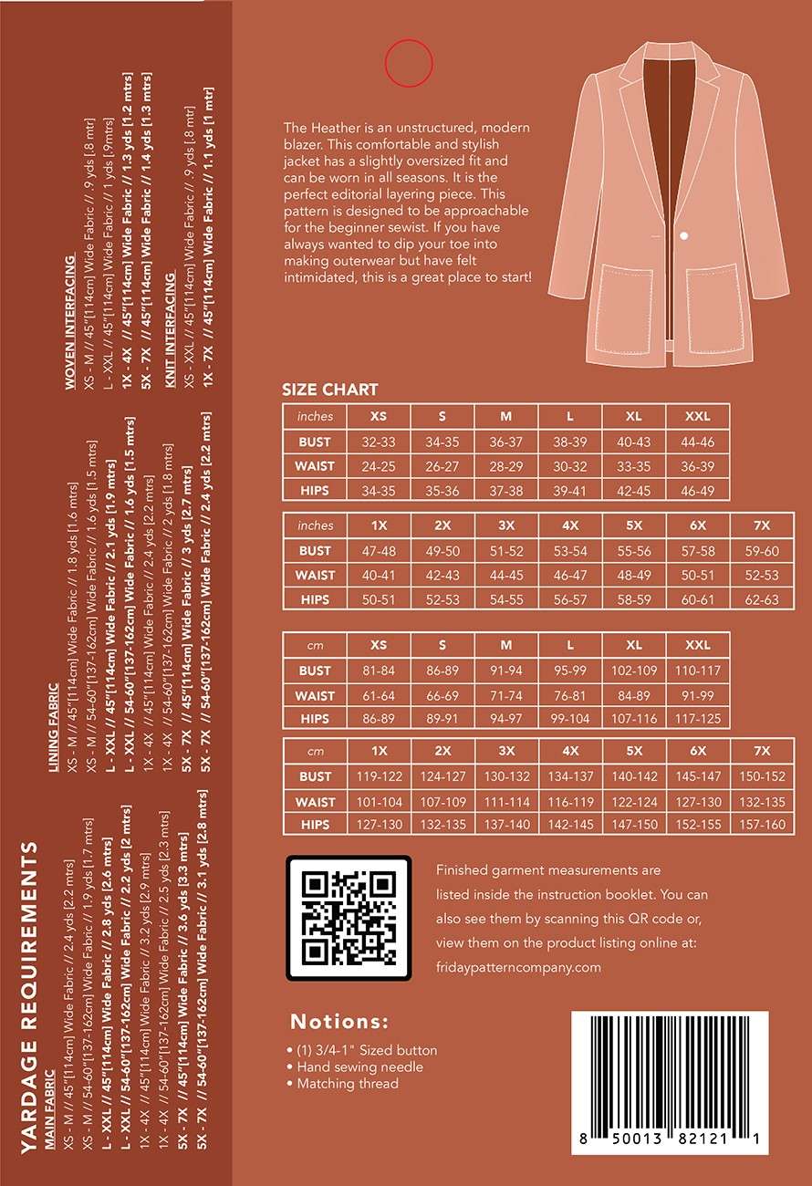 Heather Modern Blazer - A Stylish All - Season Essential