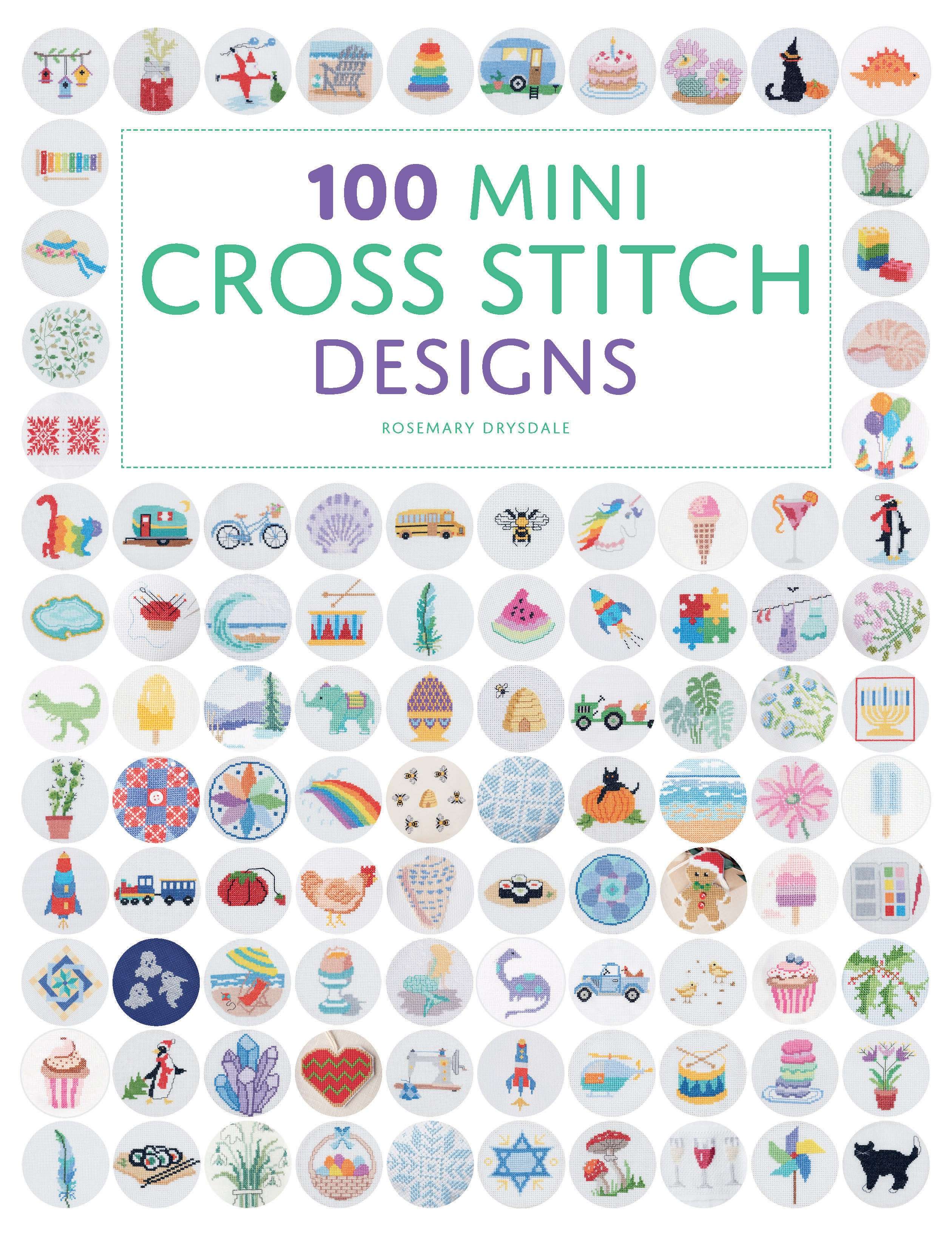 100 Mini Cross Stitch: A Colorful Collection