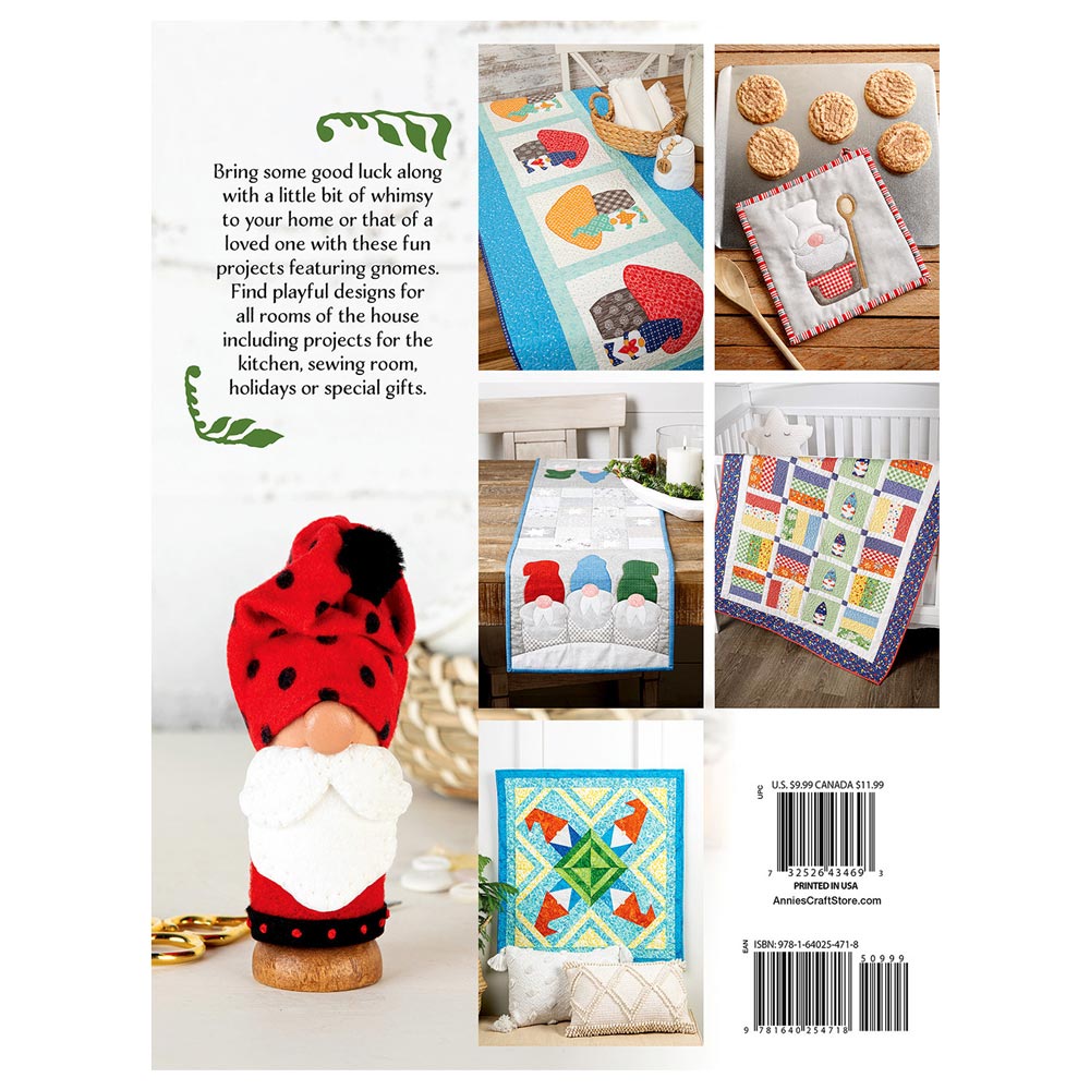 Charming Quilted Gnomes Home Book: Infuse Luck and Whimsy!