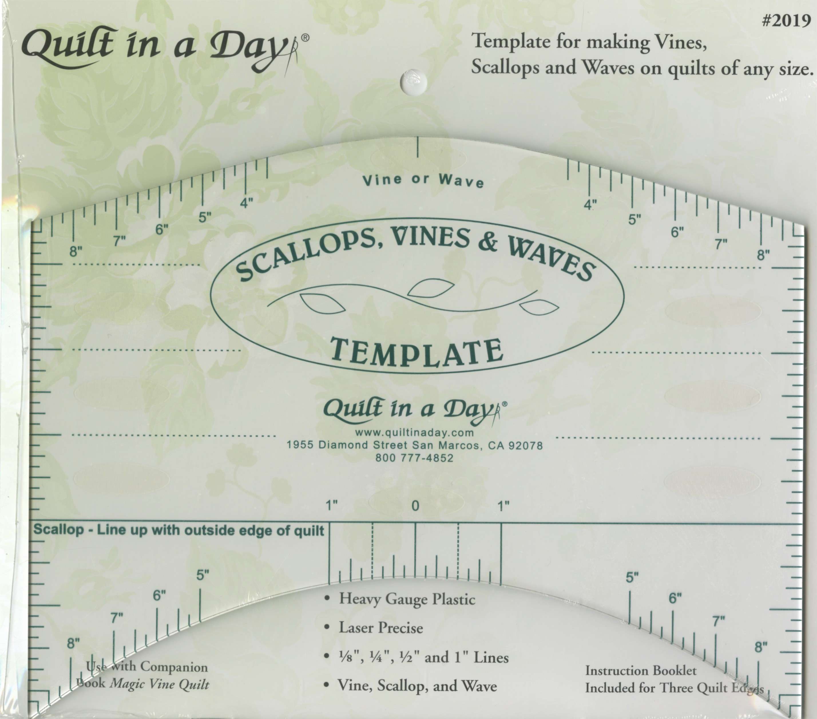Scallops, Vines, & Waves Template - Previously 2019CC