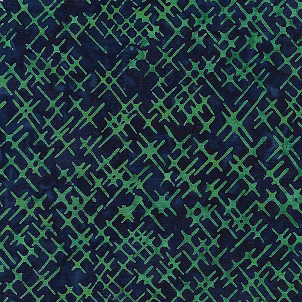 Island Batiks Cross Hatch - Blue Ocean Yardage: Dive into Colorful Creations!