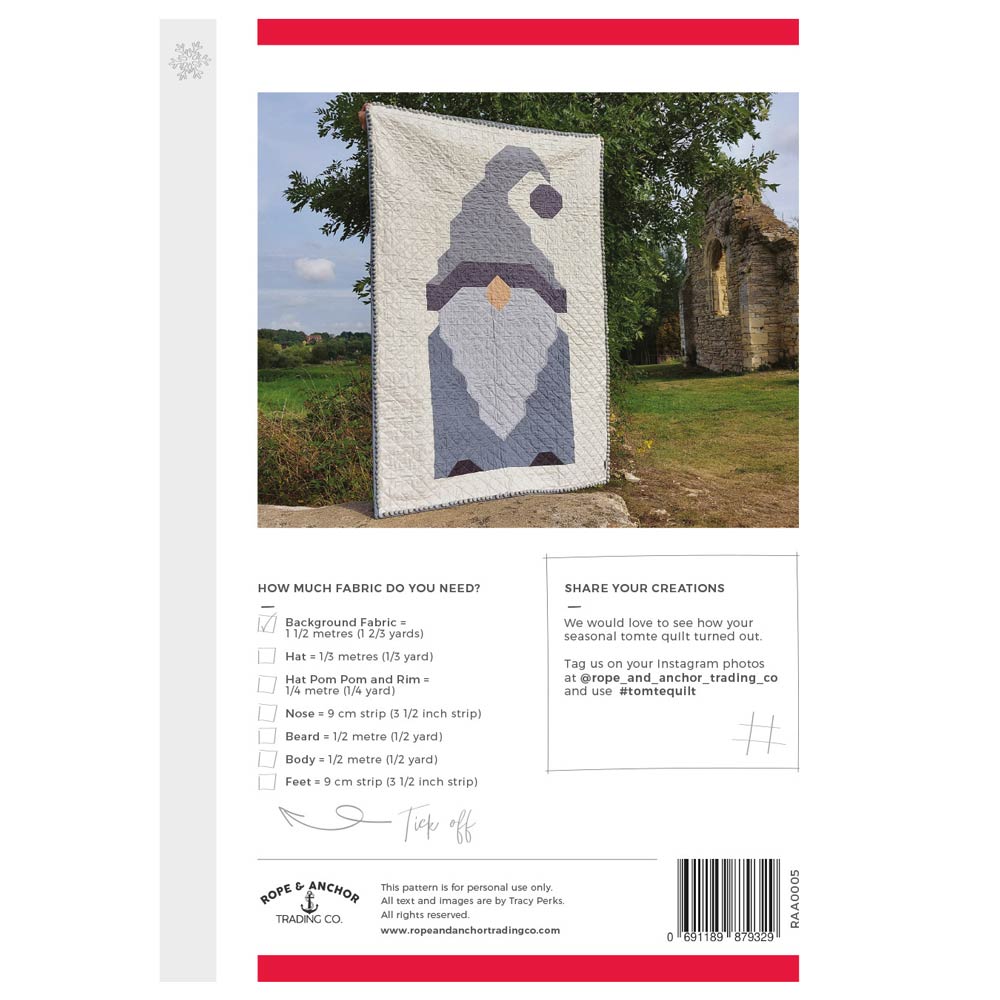 Enchanting Tomte Christmas Quilt Pattern