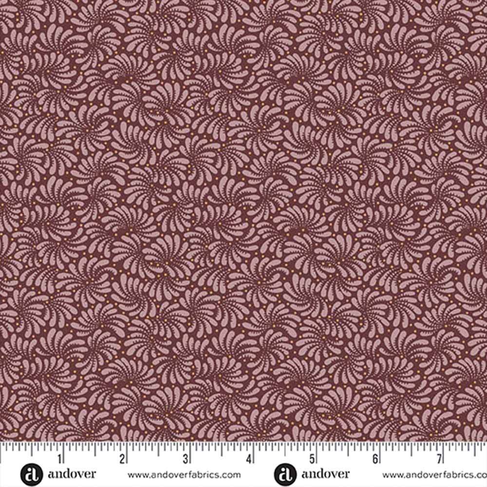 Andover Fabrics - Stunning Dahlia by Laundry Basket Quilts in Sagebrush Clemantis - Yardage