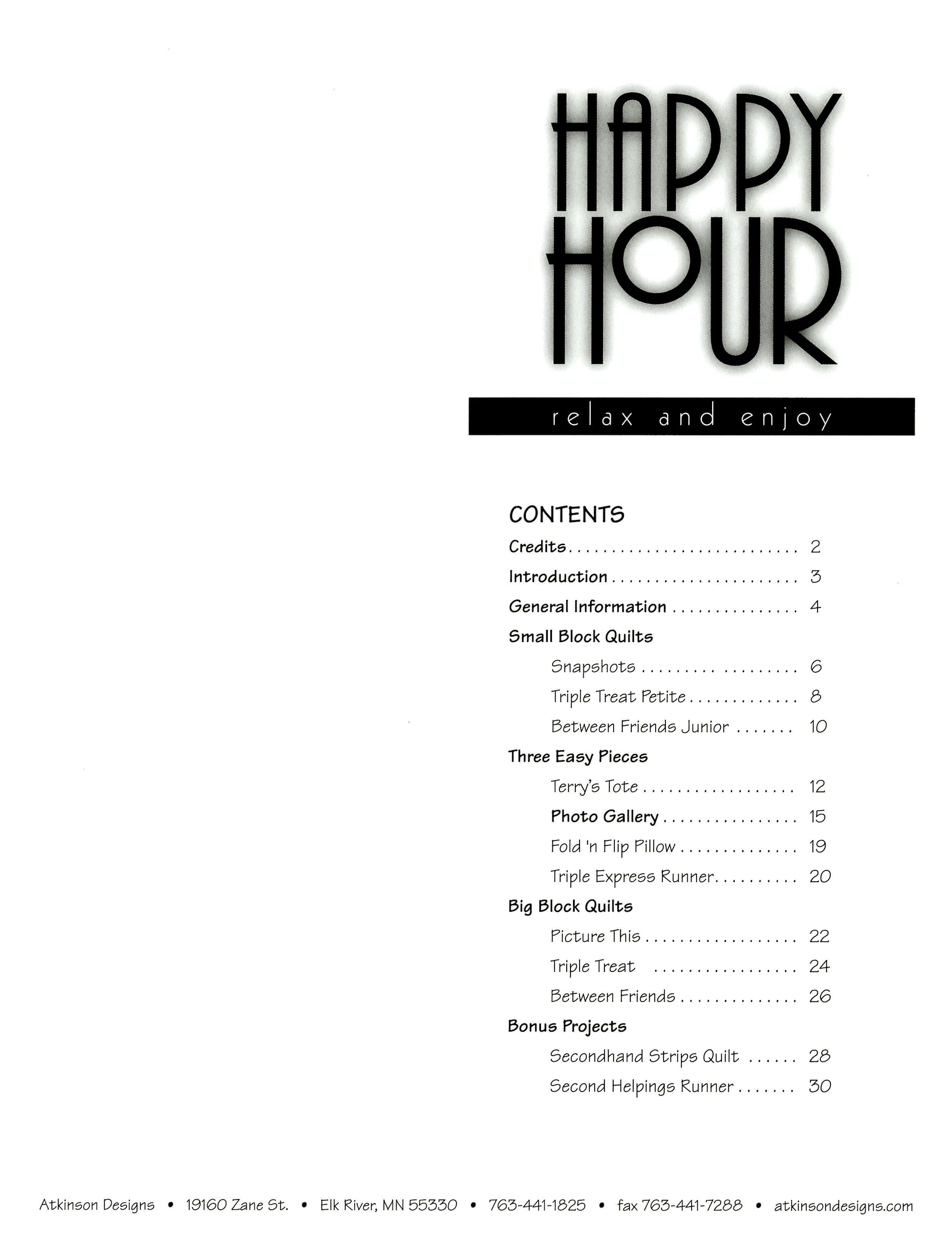Happy Hour Quilt Collection