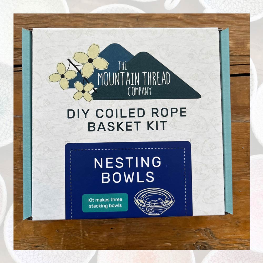 The Mountain Thread Company's Nesting Coiled Rope Basket Kit