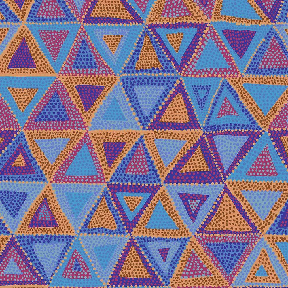 FreeSpirit - Brandon Mably's Beaded Tents in Dusk Yardage from Kaffe Fassett Collective