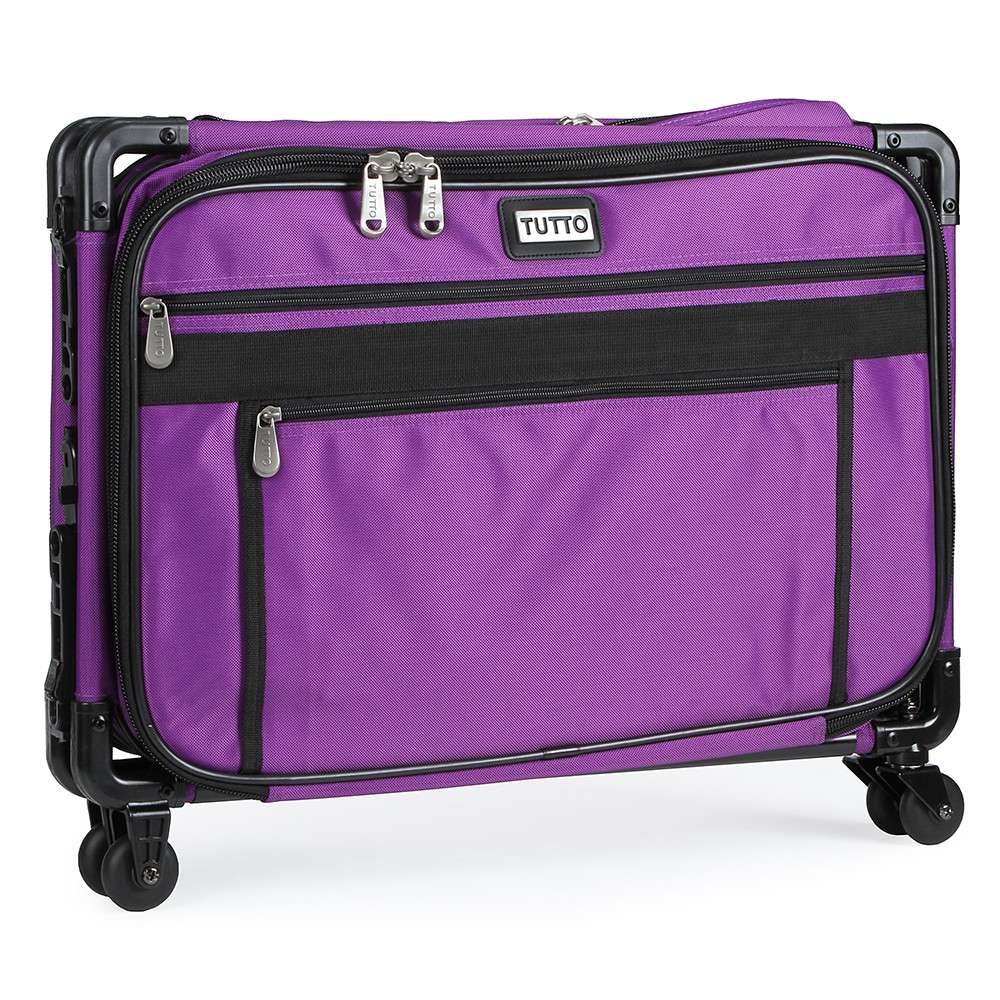 Gorgeous 22in Purple Tutto Machine Case on Wheels - Ideal for Sewing Enthusiasts