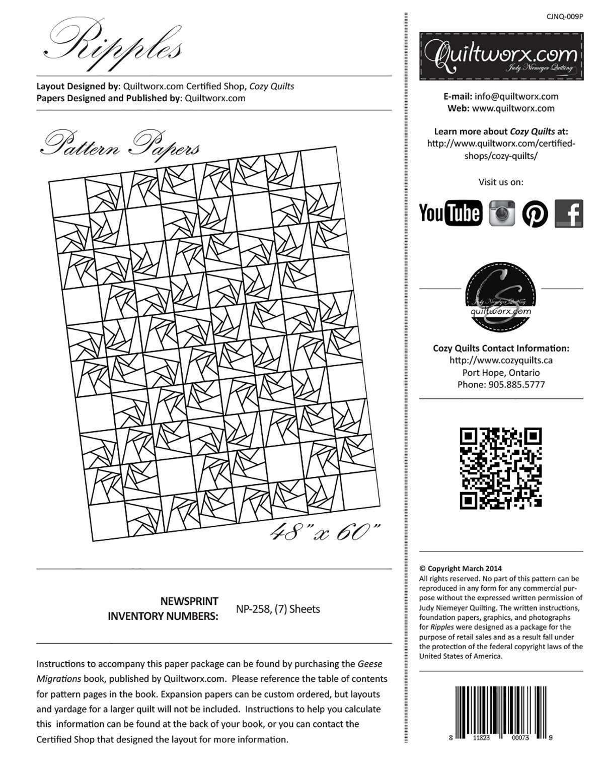 Enchanting Ripples Foundation Paper Packs by Judy Niemeyer