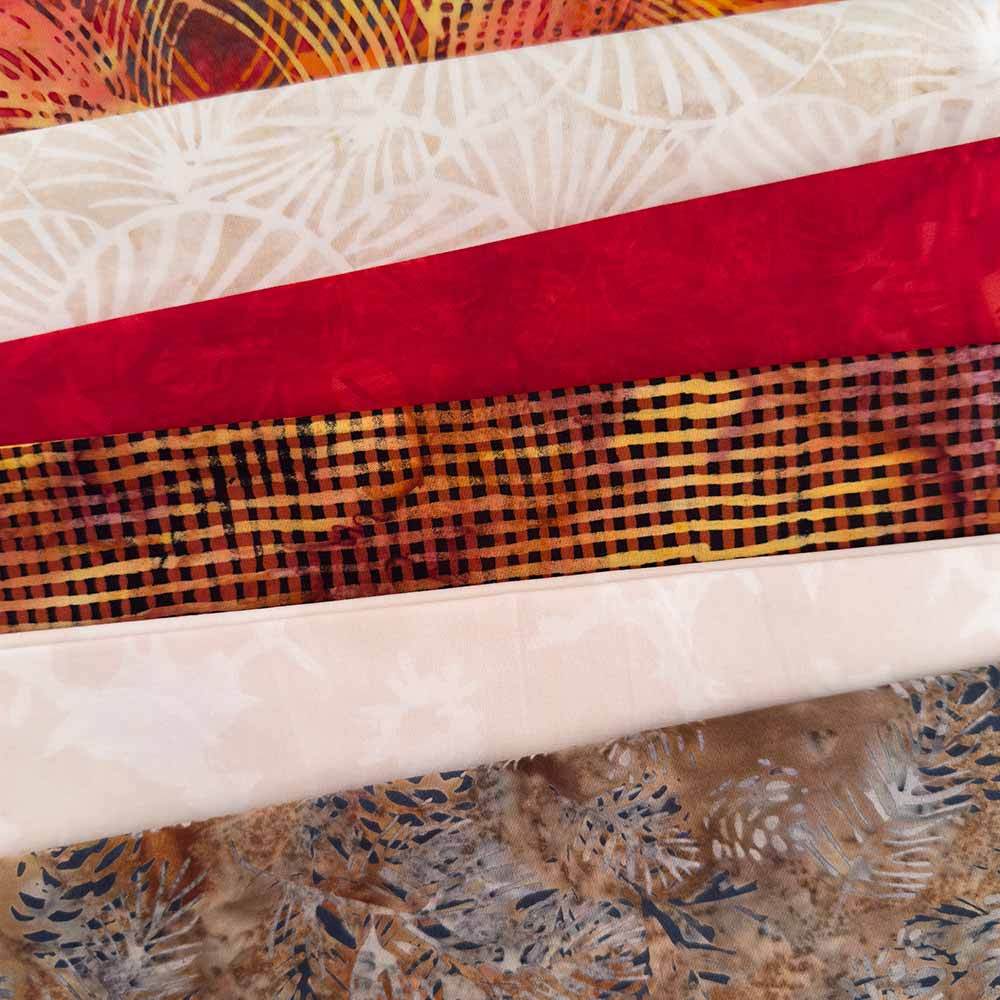 Hoffman Fabrics' Autumn Woods Batik: 6-Piece Fat Quarter Medley - A Must-Have!