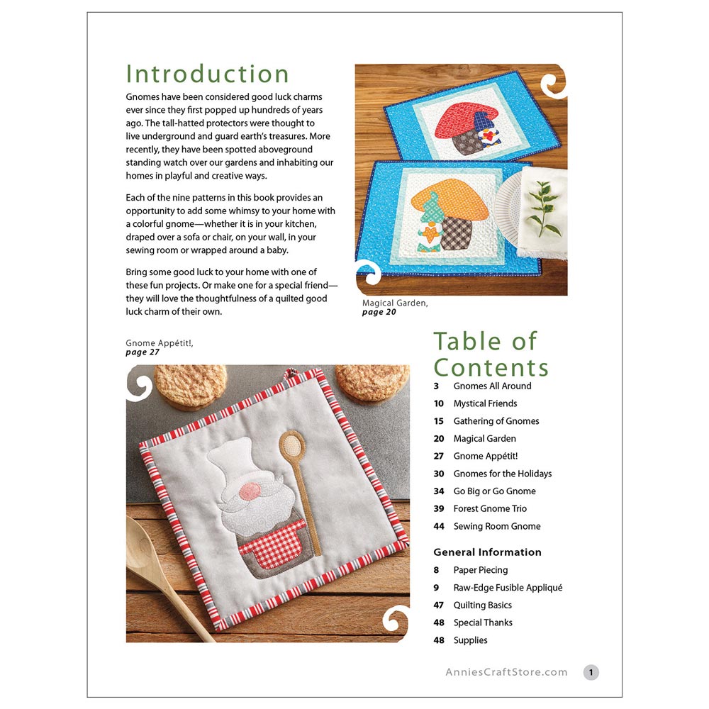 Charming Quilted Gnomes Home Book: Infuse Luck and Whimsy!