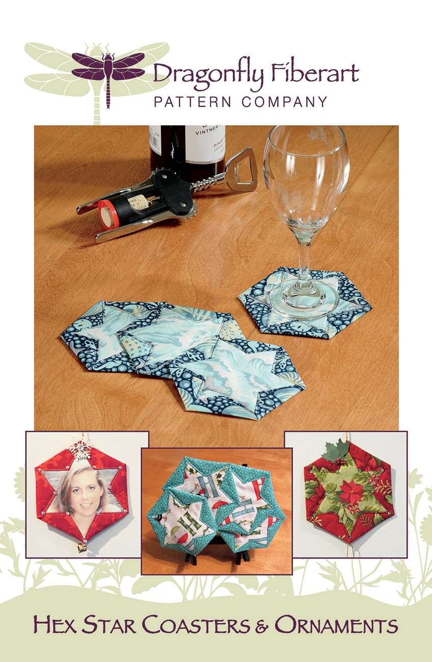 Stunning Hex Star Coasters and Ornaments Pattern