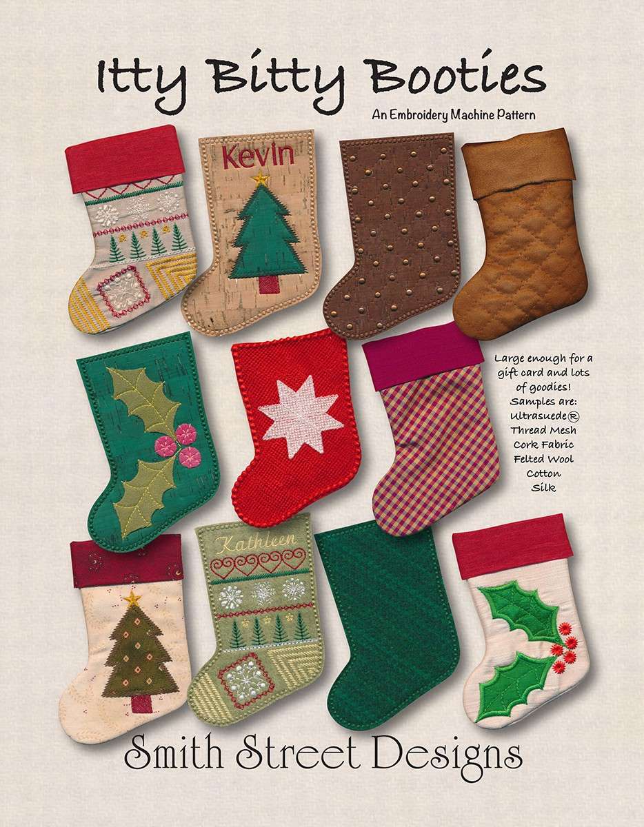 Smith Street Designs' Itty Bitty Booties Machine Embroidery CD - A Must - Have!