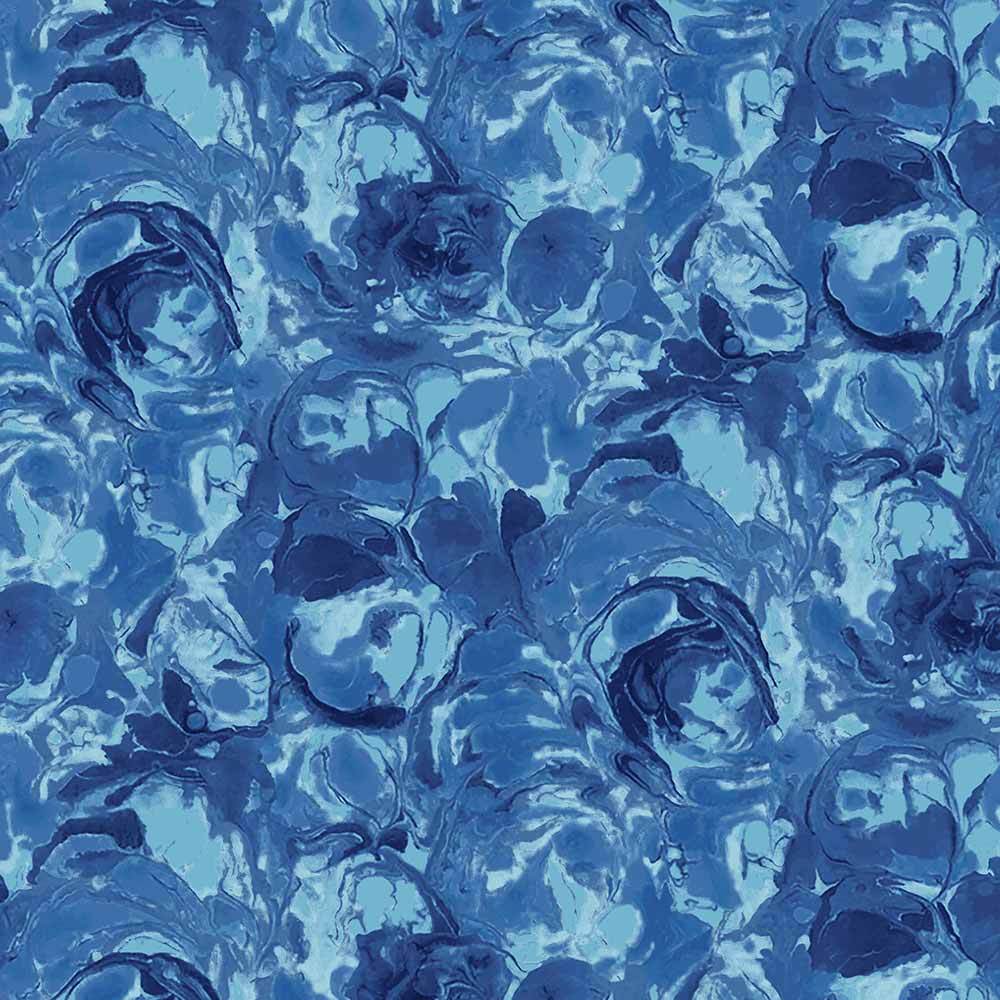 Henry Glass - Stunning Vortex Digital Wide Back by Goldi L. Studio - Blue Lagoon 3 - Yard Backpack