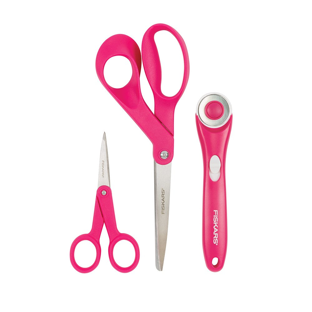 Fiskars Fabulous Fabric Craft Sewing Starter Set - 3 Piece!