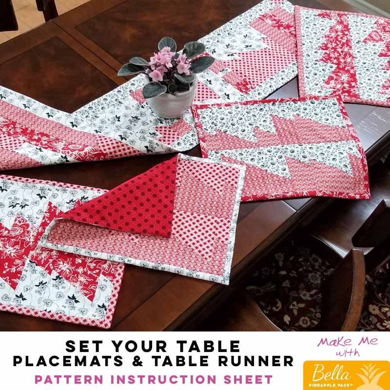 Bella Pineapple Pack Pattern: Elevate Your Table Setting