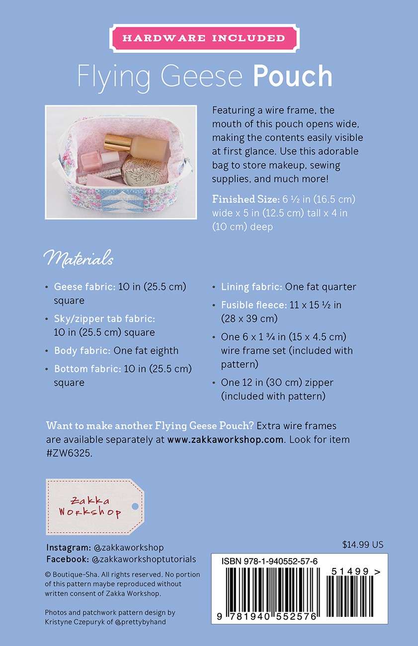 Adorable Flying Geese Pouch Kit - Your Must - Have Storage Solution!
