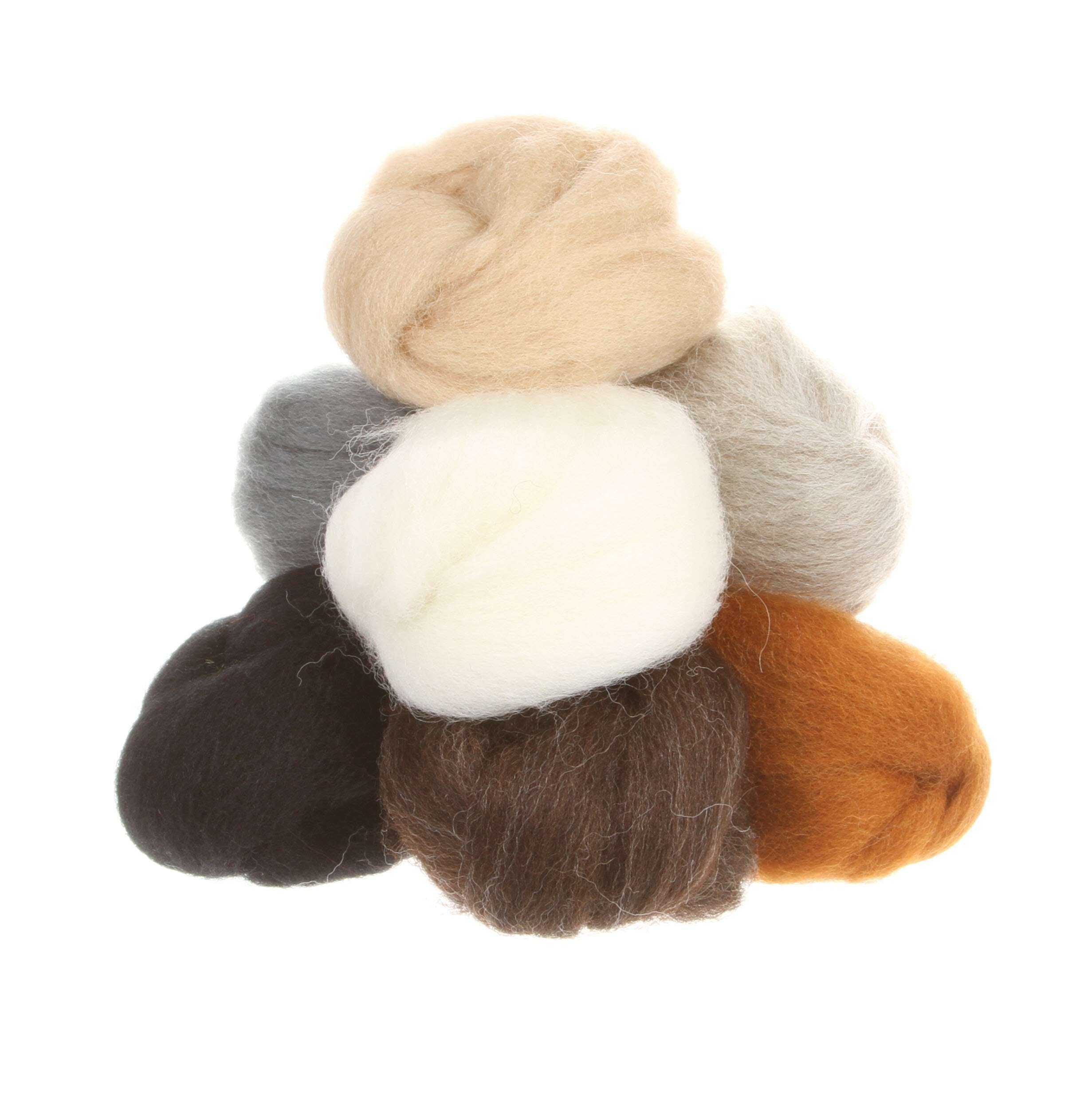 Wistyria Editions Wool Roving Assortment: Adorable Furry Friends