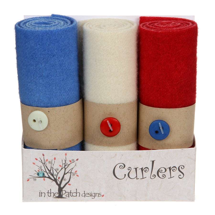 Enchanting 4in X 16in Wool Curlers - Your Freedom to Create!