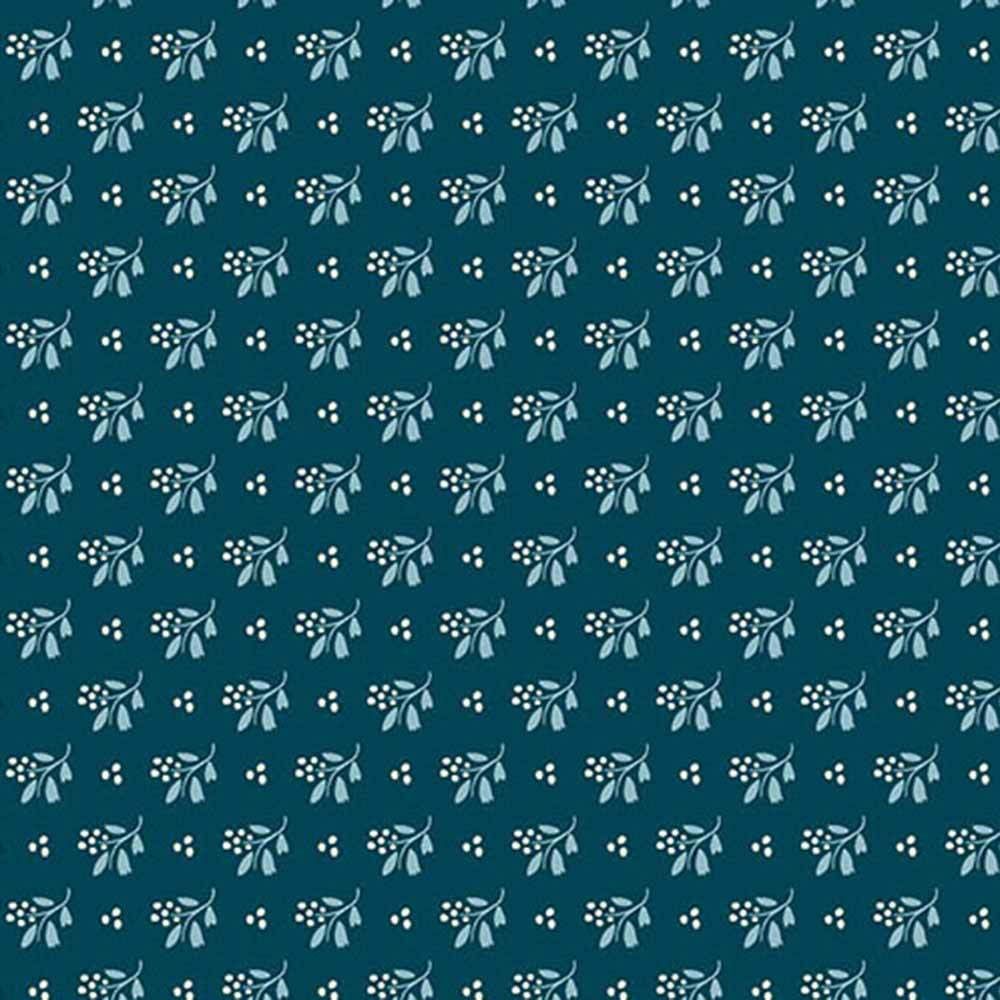 Andover Fabrics - Cozy House by Judy Jarvis - Little Cutie Midnight Yardage: Create Cozy Magic!