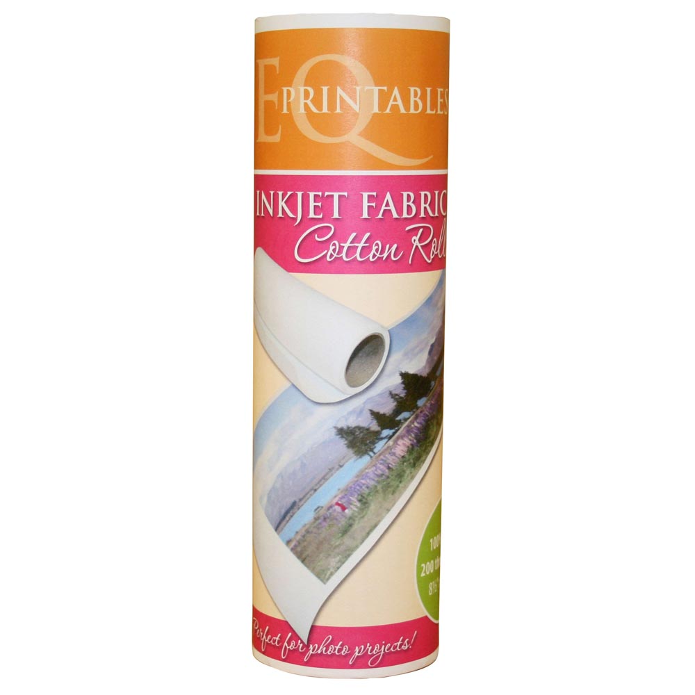 Incredible Cotton Printable Fabric Roll - 8.5in x 120in