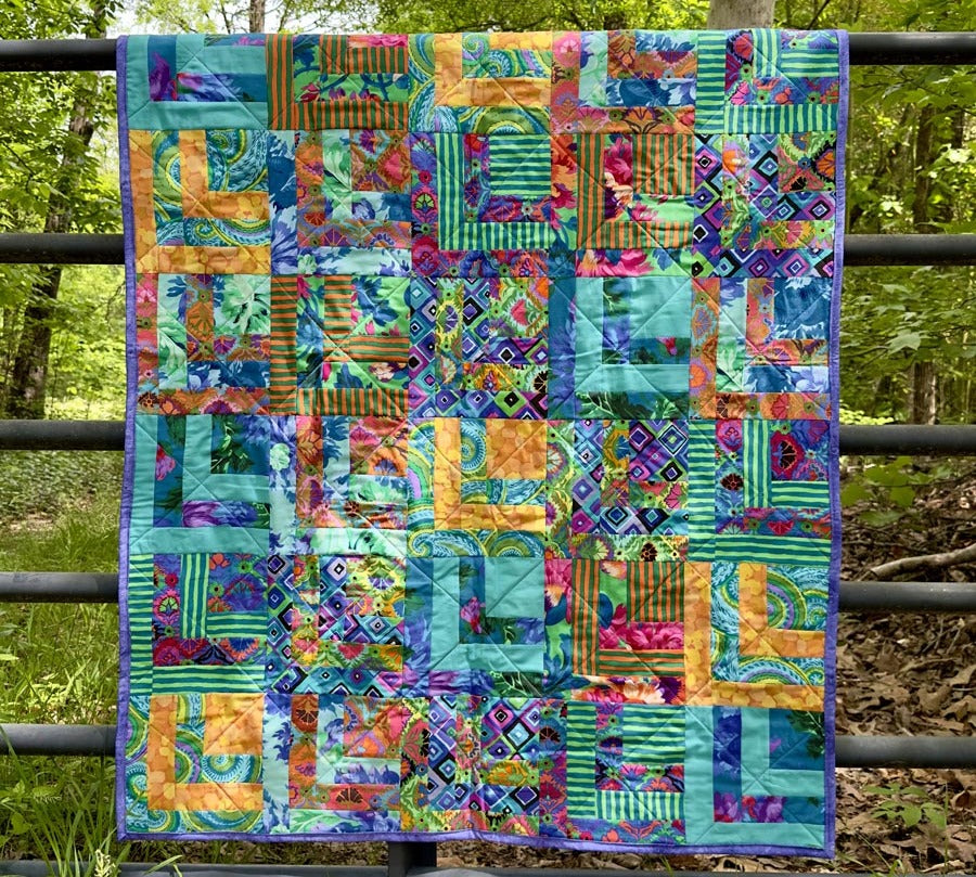 The Carpenter's Square Quilt 10 Squares/Layer Cake Pattern - A Must - Have for Quilting Enthusiasts!