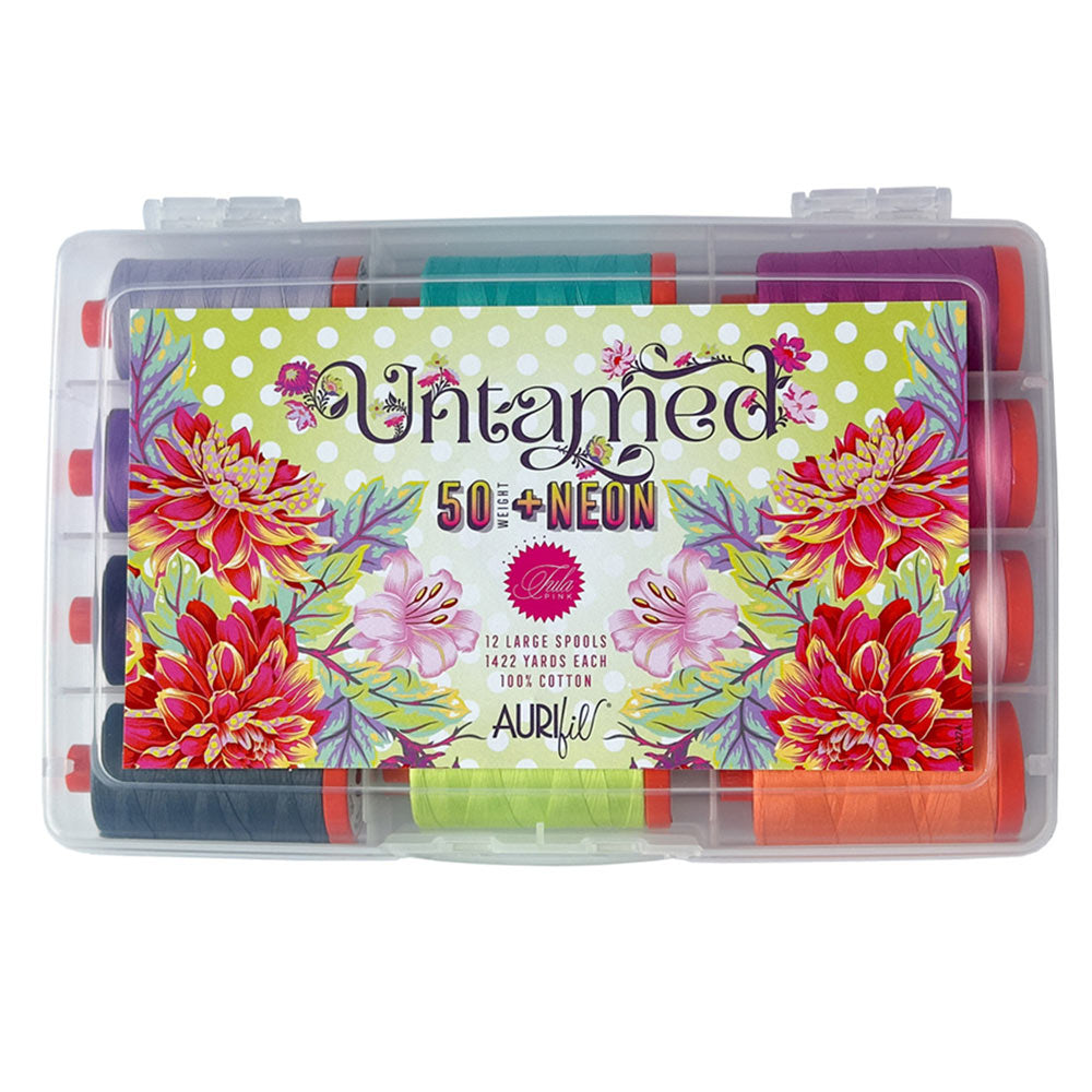 Tula Pink's Untamed 50wt Plus Neon Thread Collection - A Must-Have!