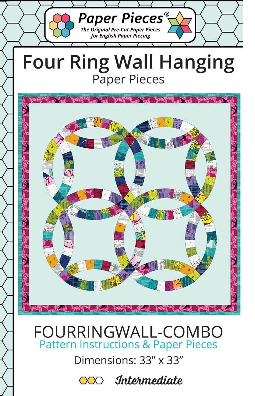 Enchanting Four - Ring Wall Hanging Pattern and Piece Pack