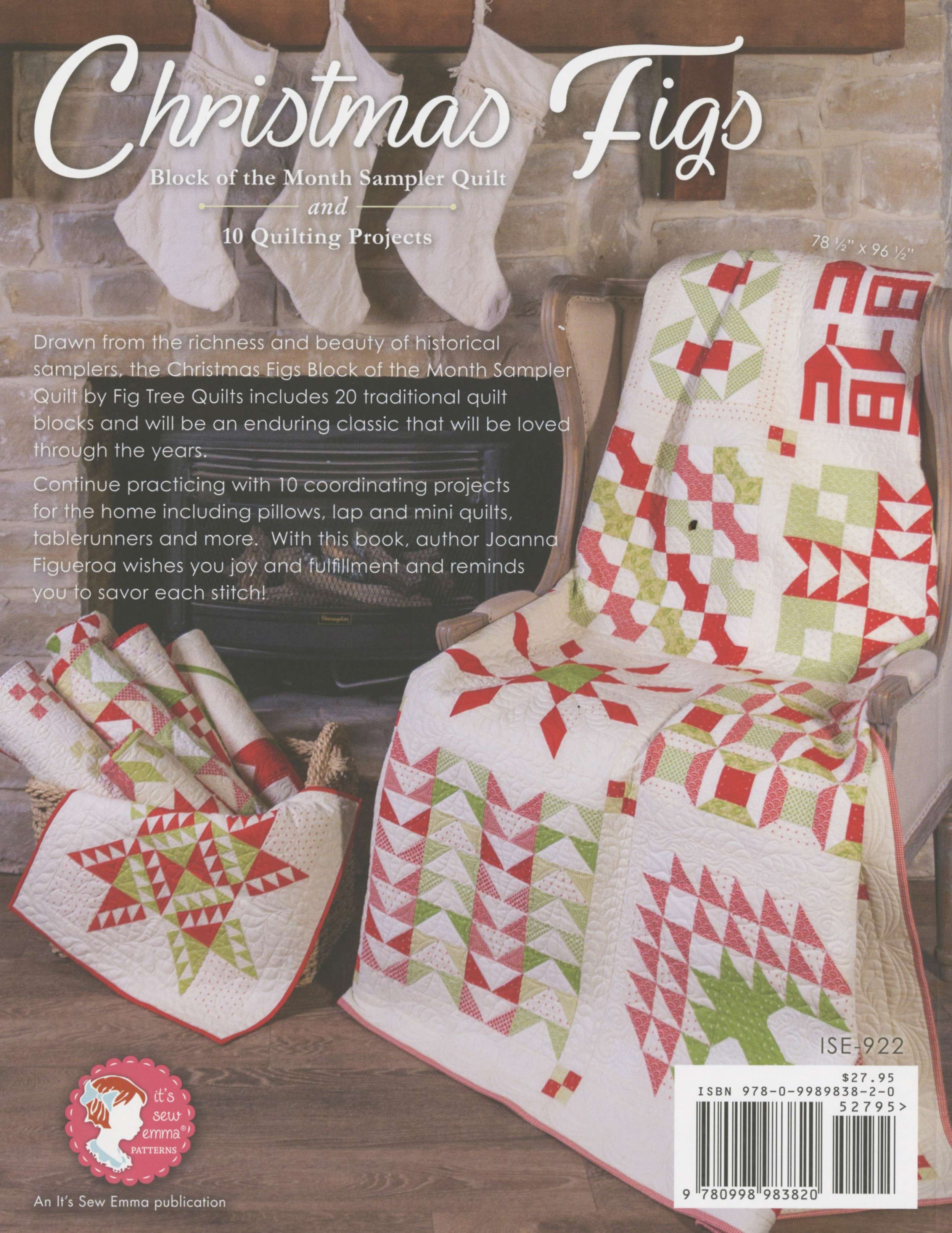 Christmas Figs Block of the Month: A Festive Quilting Book