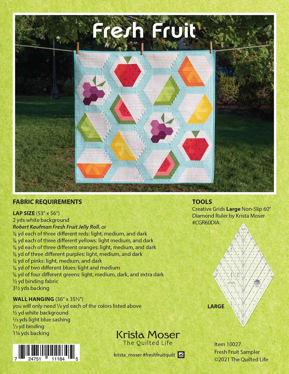 Fresh Fruit Pattern - Fun Quilting Adventure