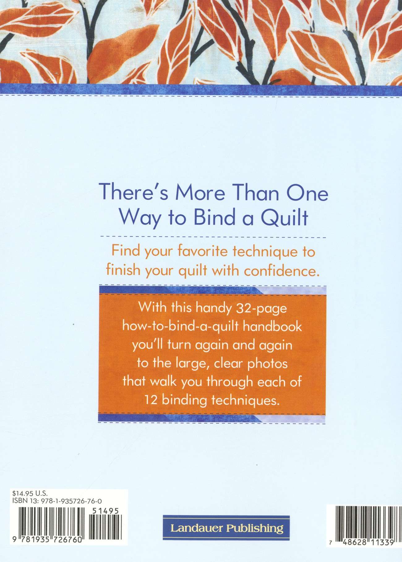 Discover Multiple Ways to Bind Your Quilt - Softcover Book