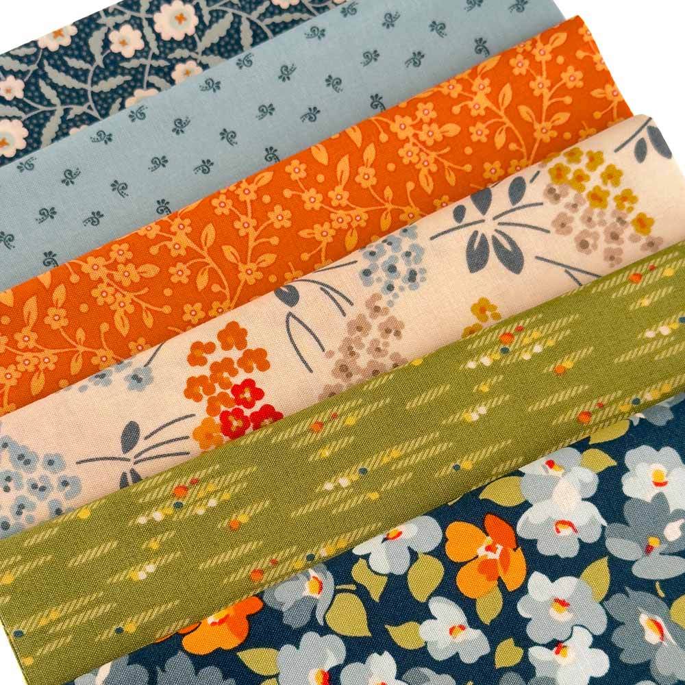Renee Nanneman's Flower Box 6-piece Fat Quarter Medley - A Fabulous Fabric Collection