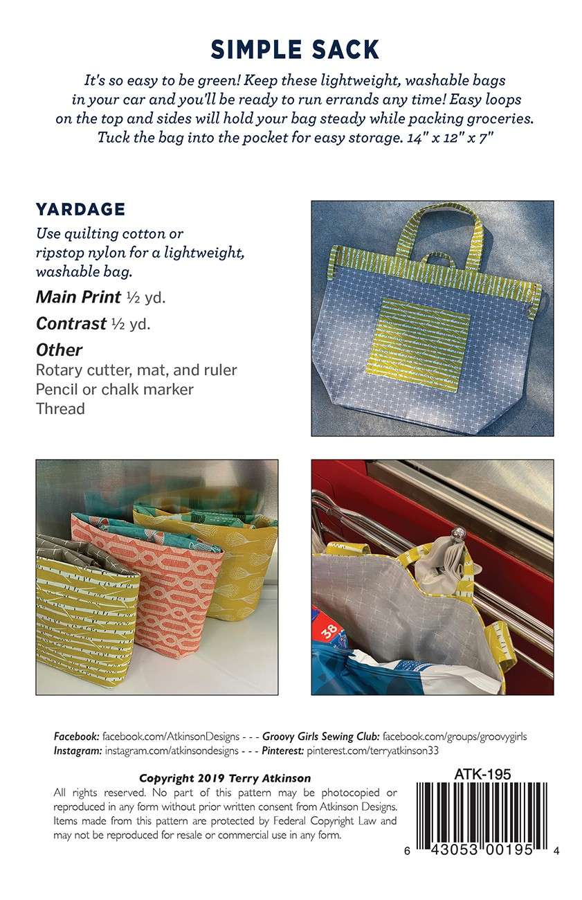 Eco-Friendly Simple Sack Pattern